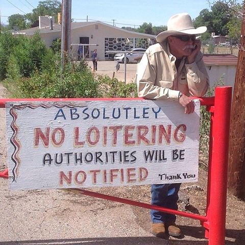 Rev: Researching for a new novel in New Mexico and loitering at the same time.