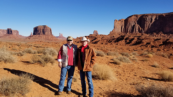 Gilstrap and Wortham in Monument Valley
