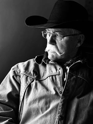 Reavis Wortham black and white portrait